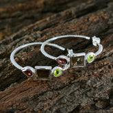 Eun-ji Multicolor Gemstone Stud Earrings for Stylish Looks